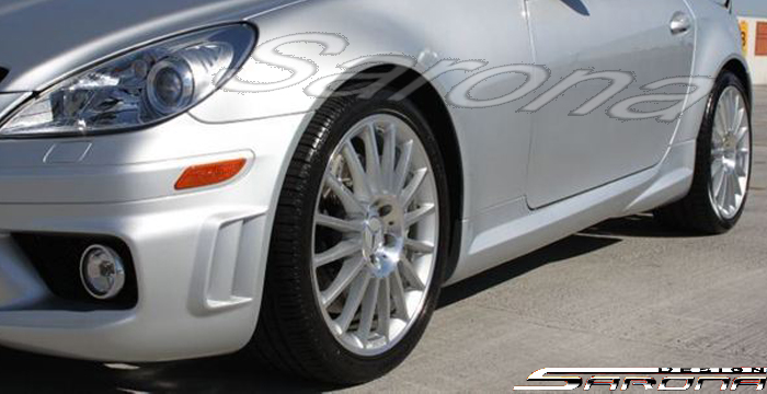 Custom Mercedes SLK  Convertible Side Skirts (2005 - 2011) - $590.00 (Part #MB-042-SS)